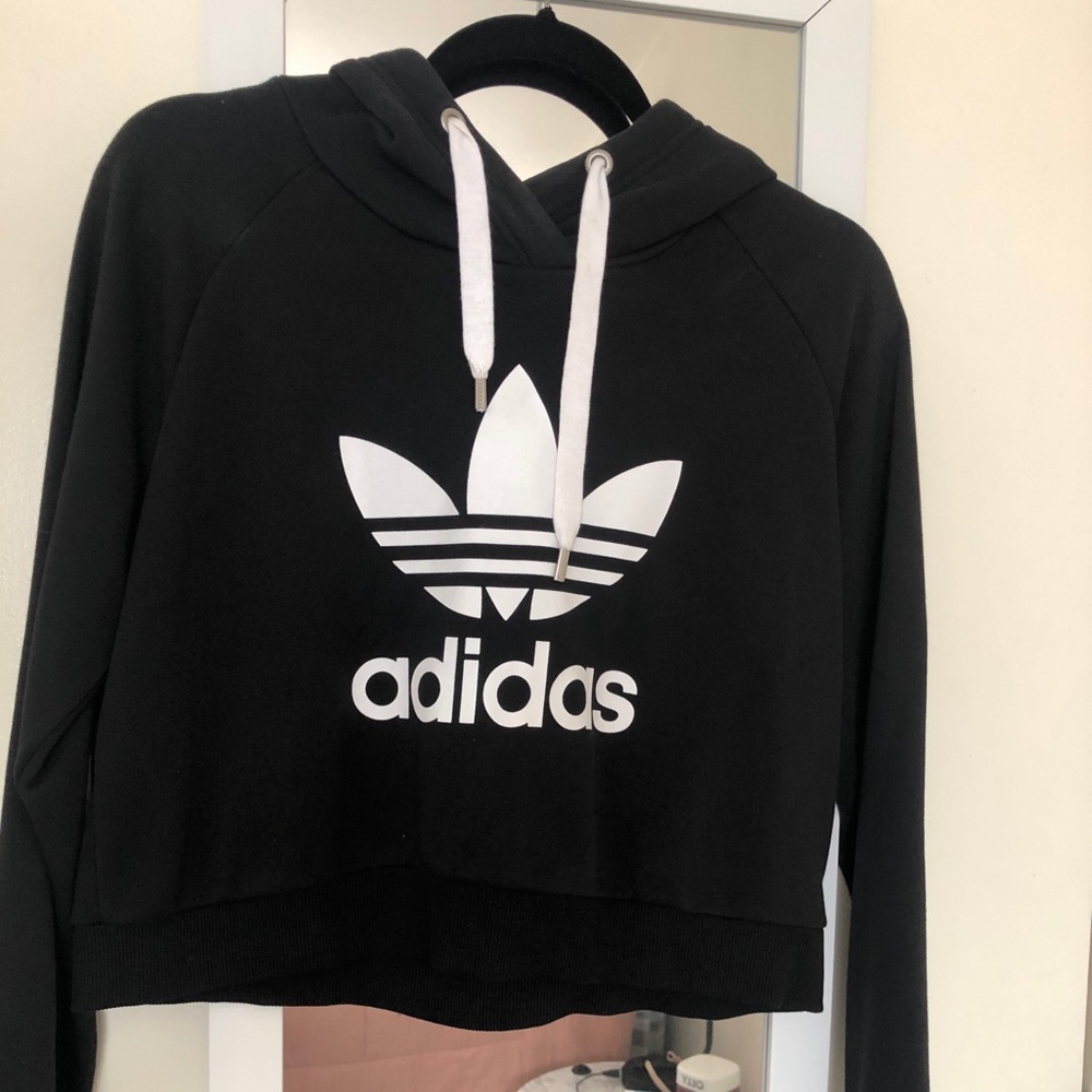 Cropped Adidas Hoodie